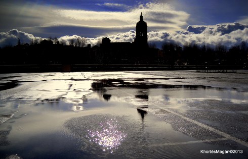 Guadix reflejos tras la tormenta